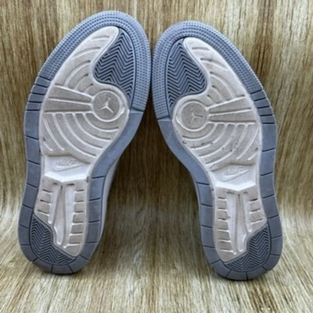 Nike Jordan 1 Elevate Low Women's Size 8 White Wolf Grey‎ Platform Sneakers
